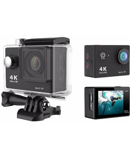 Action Cam – Actie Camera – Ultra HD – 170 graden Wide Angle – 2 inch scherm – Zwart – DisQounts
