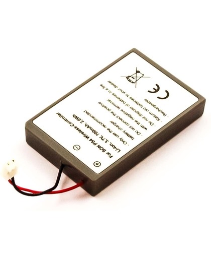 Battery for SONY PS4 Wireless-Controller, Li-ion, 3,7V, 700mAh, 2,6Wh