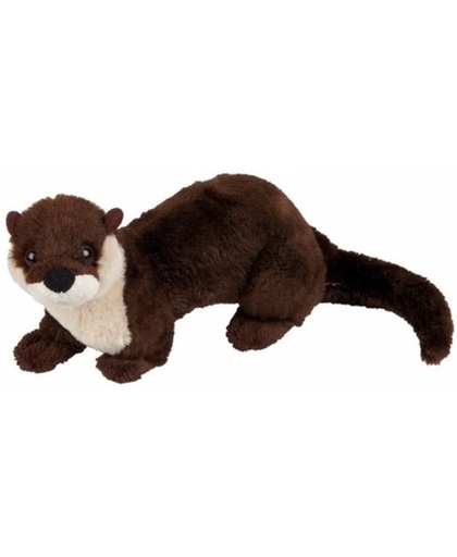 Pluche otter knuffel 18 cm - knuffeldier