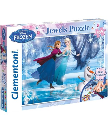 Puzzel 104 stukjes Jewels Disney Frozen