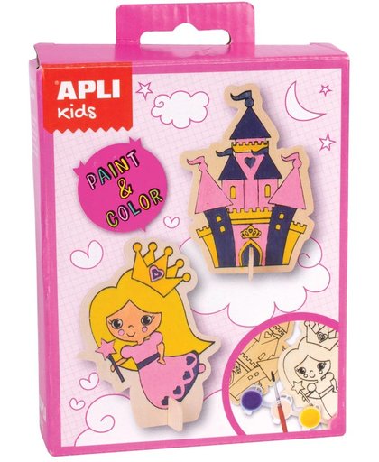 8x Apli Kids mini kit Paint & Color, prinses