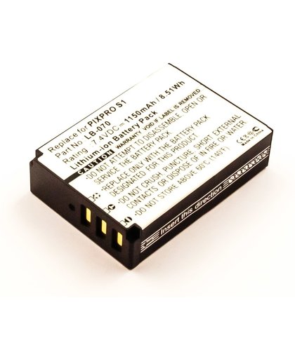 Battery similar KODAK LB-070, Li-ion, 7,4V, 1150mAh, 8,5Wh