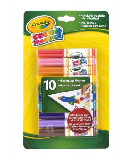 Crayola Color Wonder: viltstiften 10 stuks