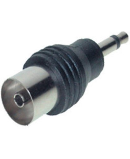 S-Impuls 3,5mm Jack mono (m) - Coax IEC (v) adapter