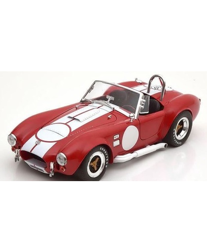 Shelby 427 S/C 1:18 Shelby Collectibles Rood / Wit  01122