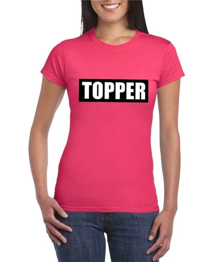 Toppers Pretty in Pink shirt Topper roze voor dames - Toppers dresscode 2018 XL