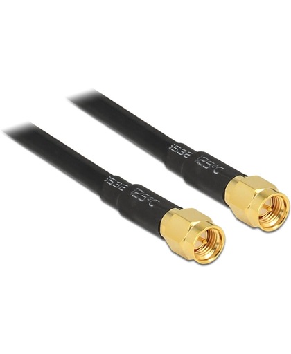 DeLOCK 88891 5m LMR195 LMR195 Zwart coax-kabel