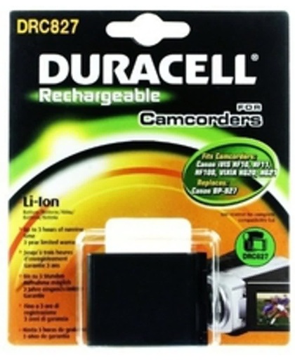 Duracell DRC827 oplaadbare batterij/accu Lithium-Ion (Li-Ion) 2700 mAh 7,4 V