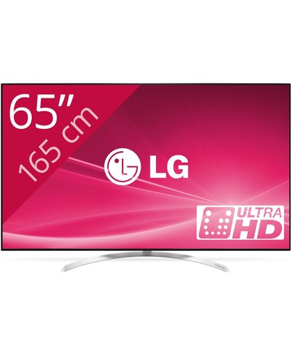 LG 65SJ850V LED TV 165,1 cm (65") 4K Ultra HD Smart TV Wi-Fi Zilver, Wit