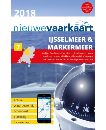 Nieuwe vaarkaart IJsselmeer/Markermeer nr 7