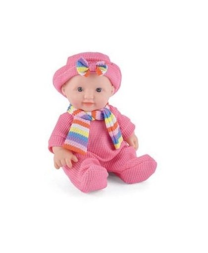 Toyrific Snuggles babypop Sophia meisjes 25 cm roze 4 delig