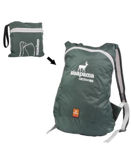 Waterdicht Folding Backpack met Adjustable Band, Folding Size: 11x4x10cm (Deep Green)