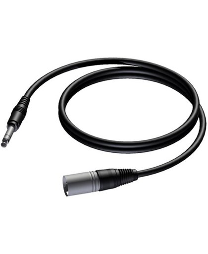 Procab CAB724 XLR mannelijk - 6,35mm Jack stereo mannelijk kabel - 3 meter