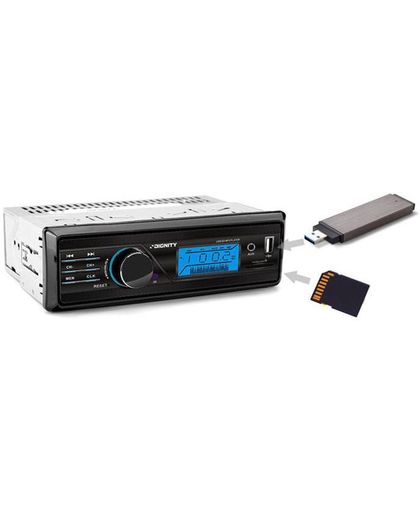 Vordon Autoradio met AUX / USB / SD ingang - FM radio - Zwart