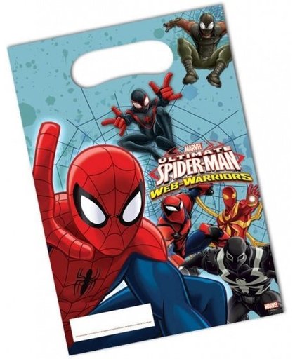 Marvel feestzakjes Spider Man 6 stuks