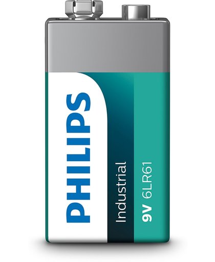 Philips Industrial 9V / 6LR61. doosje 10 stuks