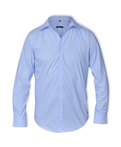 Overhemd heren (maat S / lichtblauw)