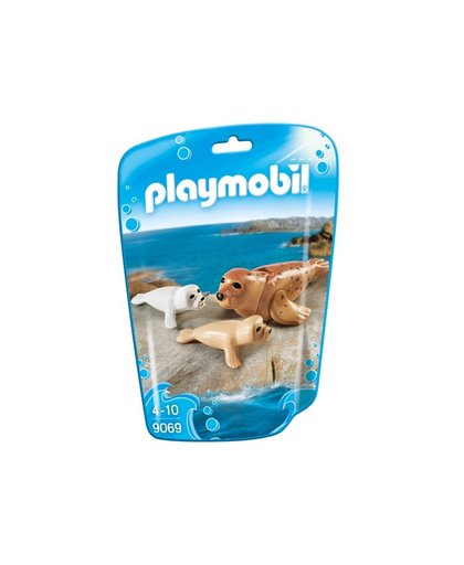 PLAYMOBIL Family Fun: Zeehond met pups (9069)