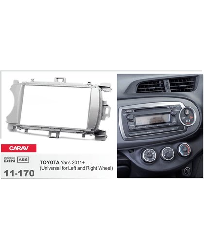 2-DIN TOYOTA Yaris 2011+ (Universal for Left and Right Wheel) frame Audiovolt 11-170