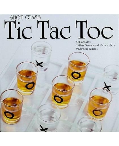 Mini Shot glaasjes spel Tic Tac Toe