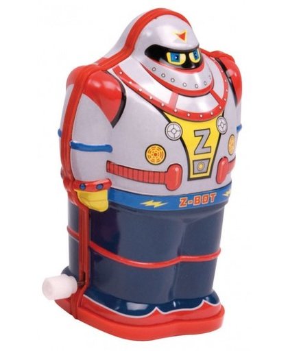 Schylling Robot Grijs 11 cm