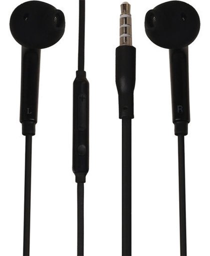 Hoesjes Cases - Zwart In-Ear Headset Oordopjes met microfoon koptelefoon hoofdtelefoon voor de Samsung Galaxy S5 Mini