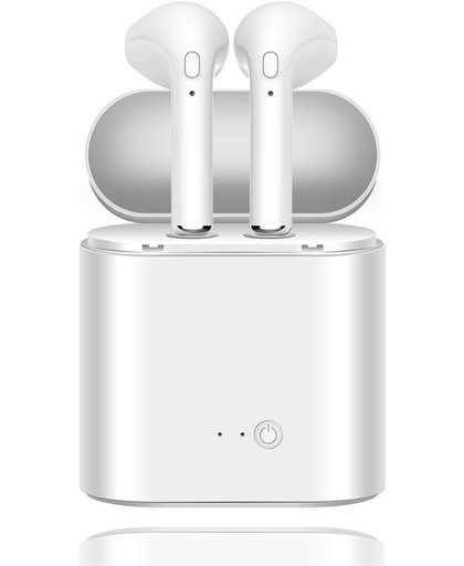 Draadloze oordopjes | Bluetooth earphones |  | Earbuds | Geschikt voor alle bluetooth smartphones zoals iPhone en Samsung| Inclusief Oplaad/Opbergbox Laadstation