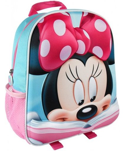 Disney 3D rugzak Minnie Mouse 8 liter meisjes lichtblauw/roze