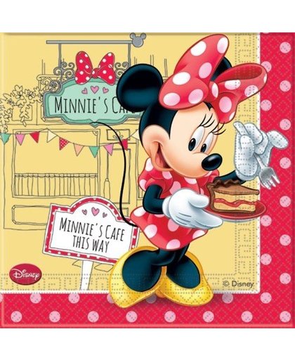 Disney Servetten Minnie Mouse 33 X 33 cm 20 Stuks