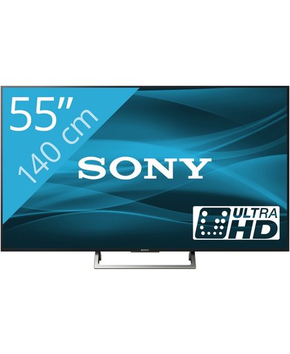 Sony KD-55XE8599 LED TV 138,7 cm (54.6") 4K Ultra HD Smart TV Wi-Fi Zwart, Zilver