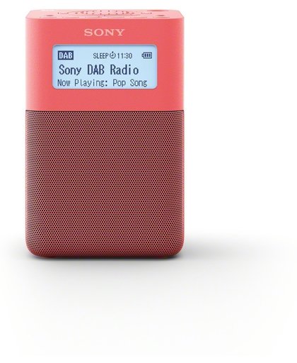Sony XDR-V20D Klok Digitaal Roze radio