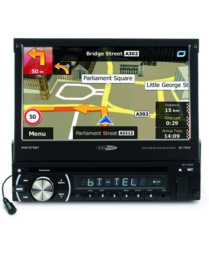 Caliber RDN575BT - Autoradio met navigatie - 7 inch klapscherm - CD/DVD speler - USB/SD/AUX & Bluetooth