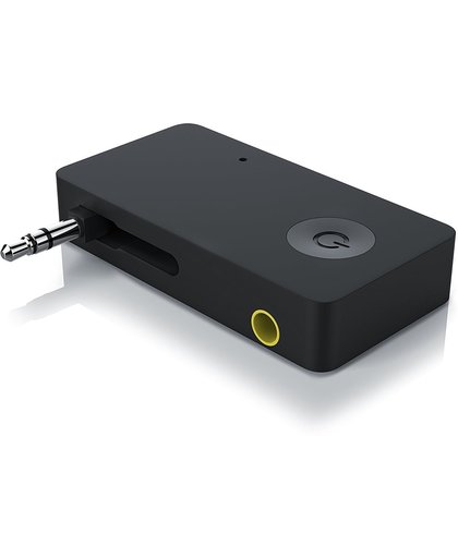 Bluetooth Audio Ontvanger - Draadloze Adapter AUX - Geïntegreerde Accu - Automatische 'Pairing' - Inclusief Microfoon - 10M Bereik