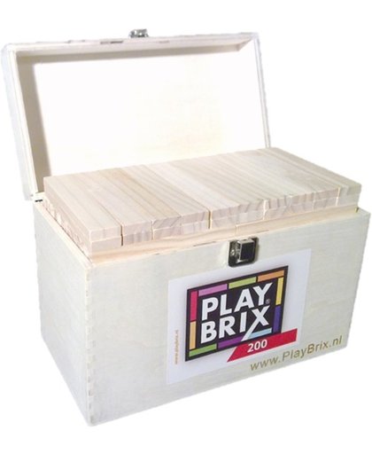 PlayBrix bouwplankjes 200st in kist