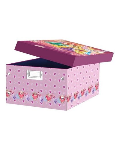 Disney Princess Opbergbox roze/paars 32 x 23 x 15 cm