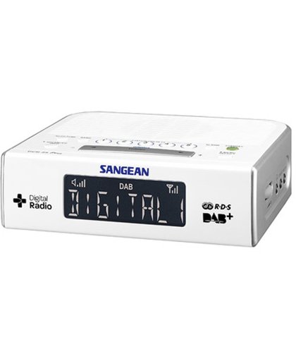Sangean DCR-89 - Wekkerradio - Wit