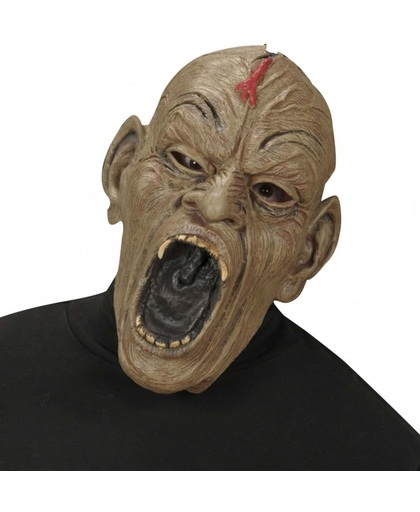 Zombie masker met open mond voor volwassenen