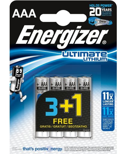 ENERGIZER Ultimate Lithium Micro AAA 1,5V