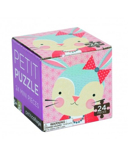 Petit Collage Puzzel Funny Animals Konijn 24 Stukjes