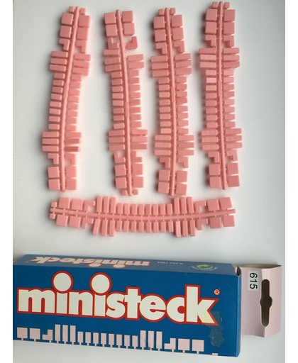 Ministeck aanvulling roze kleurcode 31615 - 5 strips in verpakking