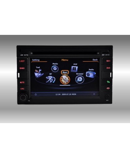 Audiovolt Autoradio 2-din navigatie Peugeot 207/307/3008