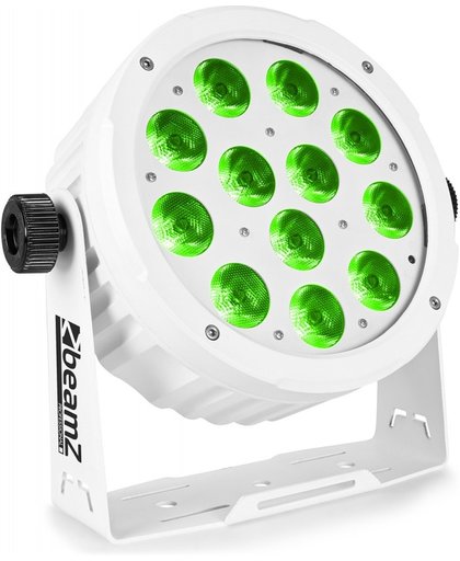 BeamZ BAC506W witte aluminium LED PAR voor binnen. Geen ventilator dus 100% stil.