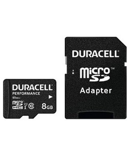 Duracell DRMK8PE flashgeheugen 8 GB MicroSDHC Klasse 10 UHS-I