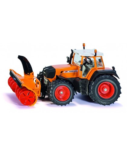 Siku Fendt 920 tractor met Schmidt sneeuwfrees oranje (3660)