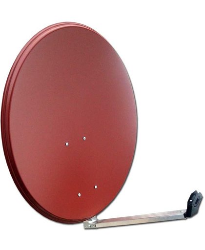 Wavefield WV65SR 65cm Staal Schotel antenne, smalle arm, Rood