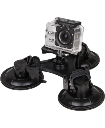 Groot Luxe Raamstatief met 3 zuignappen / Camera Raamhouder (GoPro Hero 1, 2, 3, 4 en 5)