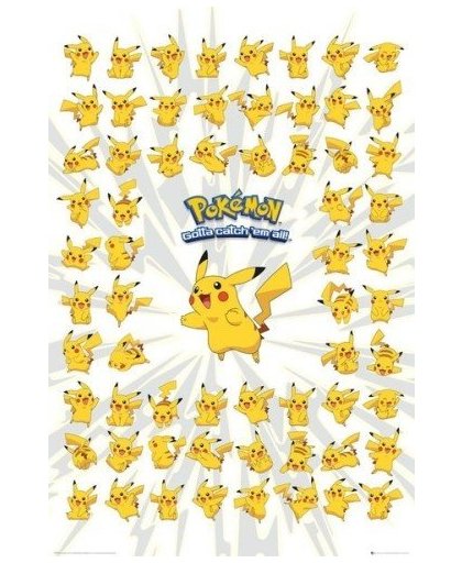 Pokémon Poster: Pikachu 61 x 92 cm