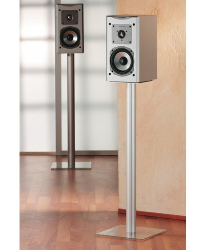 Speakerstandaard set van 2 Boxero Maxi aluminium / helder