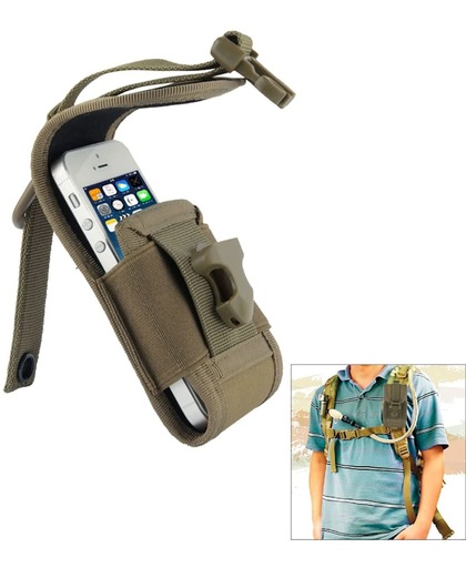 Multi-function Outdoor Pocket Pouch Sleeve Bag, Waist Bag voor iPhone 5 & 5S / iPhone 4 & 4S (Coyote Tan)