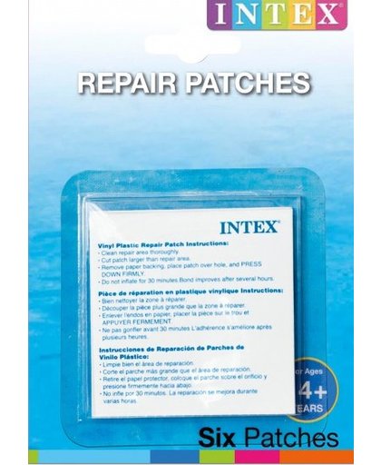 Intex reparatieset 6 delig transparant